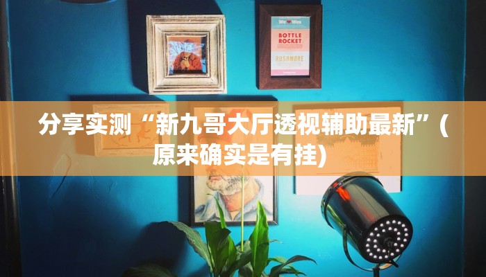 分享实测“新九哥大厅透视辅助最新”(原来确实是有挂) 