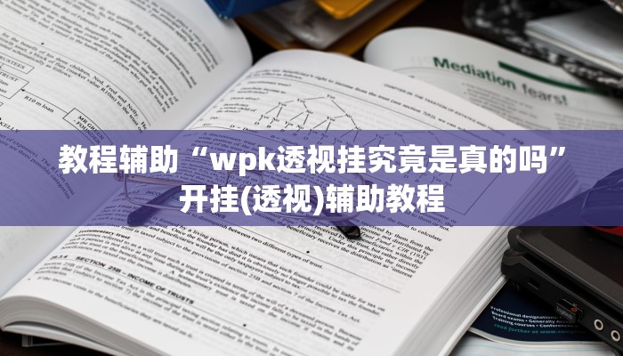 教程辅助“wpk透视挂究竟是真的吗”开挂(透视)辅助教程