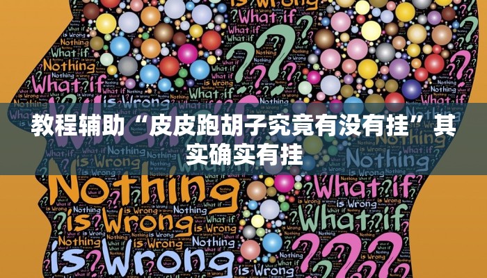教程辅助“皮皮跑胡子究竟有没有挂”其实确实有挂