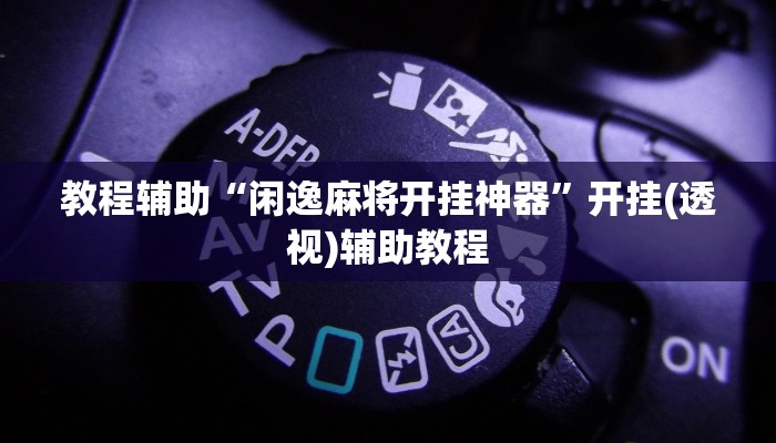 教程辅助“闲逸麻将开挂神器”开挂(透视)辅助教程