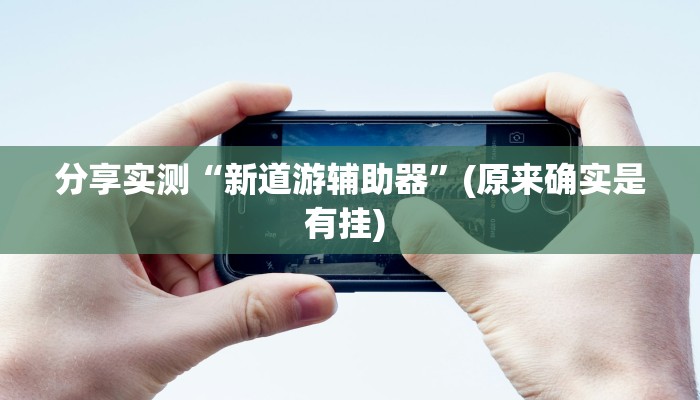 分享实测“新道游辅助器”(原来确实是有挂) 