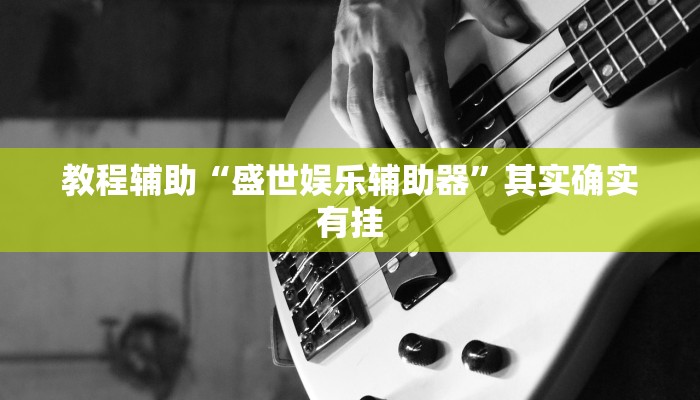 教程辅助“盛世娱乐辅助器”其实确实有挂