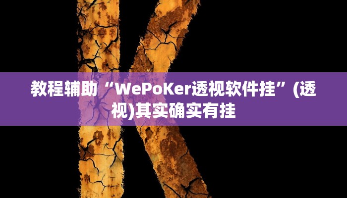 教程辅助“WePoKer透视软件挂”(透视)其实确实有挂 教程辅助“WePoKer透视软件挂”(透视)其实确实有挂