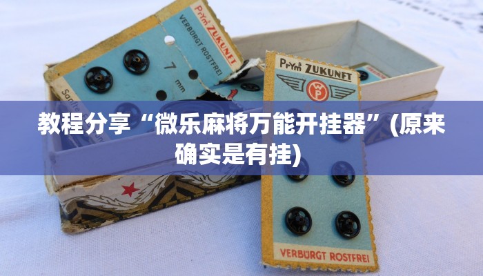 教程分享“微乐麻将万能开挂器”(原来确实是有挂) 