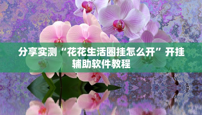 分享实测“花花生活圈挂怎么开”开挂辅助软件教程