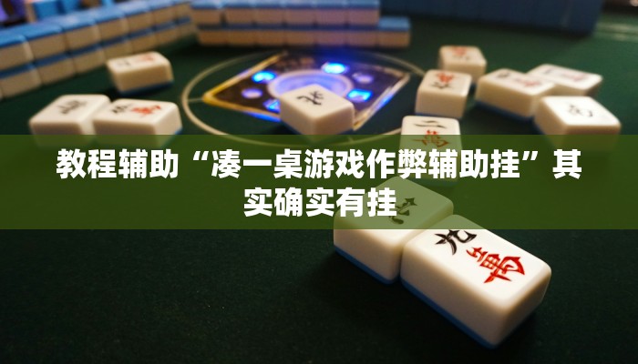 教程辅助“凑一桌游戏作弊辅助挂”其实确实有挂