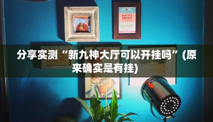 分享实测“新九神大厅可以开挂吗”(原来确实是有挂) 