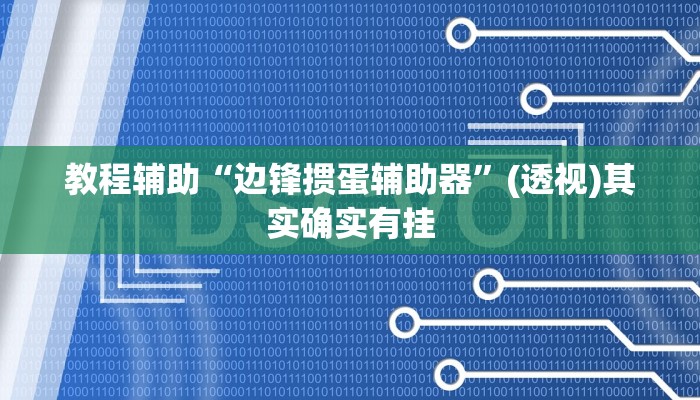 教程辅助“边锋掼蛋辅助器”(透视)其实确实有挂