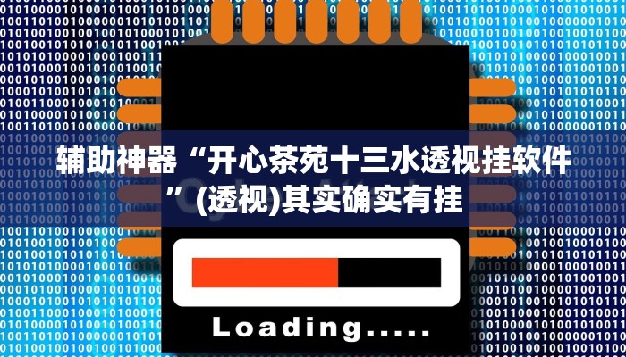 辅助神器“开心茶苑十三水透视挂软件”(透视)其实确实有挂