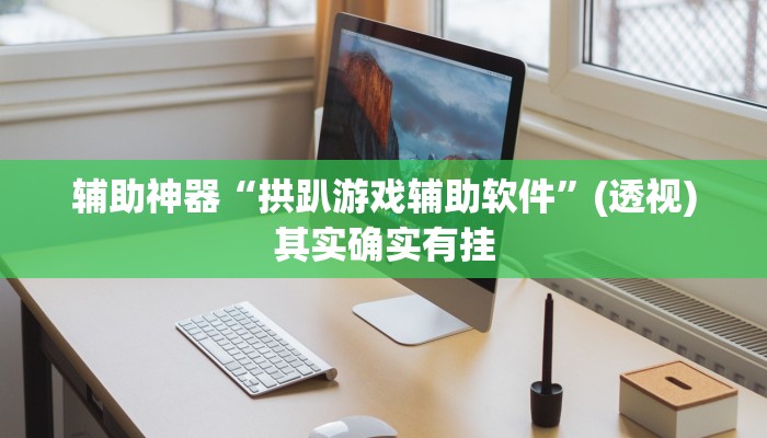 辅助神器“拱趴游戏辅助软件”(透视)其实确实有挂