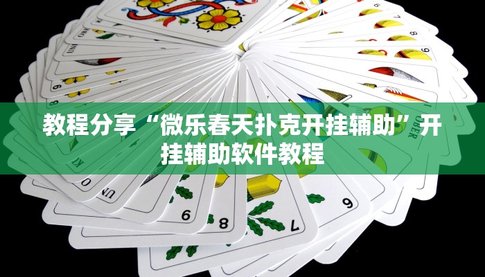 教程分享“微乐春天扑克开挂辅助”开挂辅助软件教程