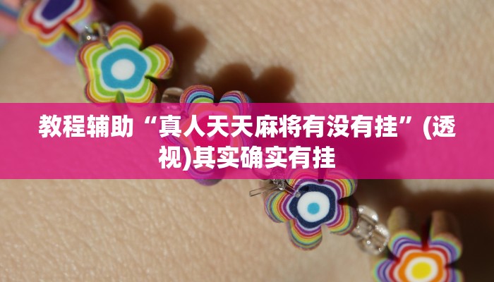 教程辅助“真人天天麻将有没有挂”(透视)其实确实有挂