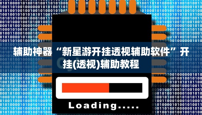 辅助神器“新星游开挂透视辅助软件”开挂(透视)辅助教程