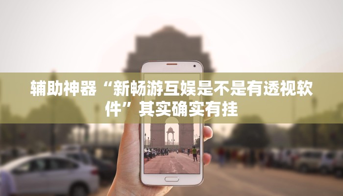 辅助神器“新畅游互娱是不是有透视软件”其实确实有挂