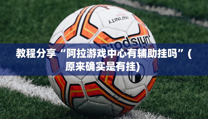 教程分享“阿拉游戏中心有辅助挂吗”(原来确实是有挂) 