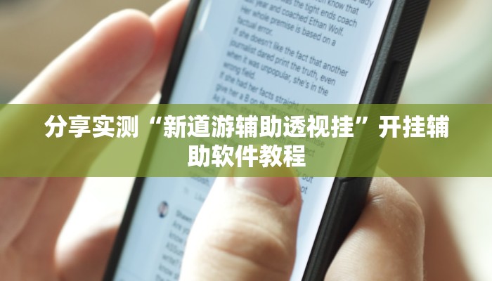 分享实测“新道游辅助透视挂”开挂辅助软件教程