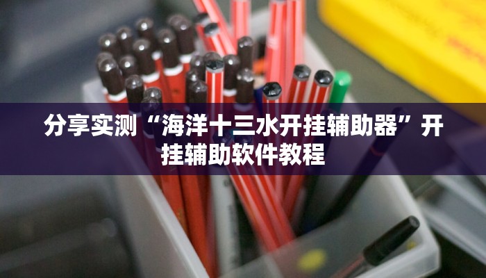 分享实测“海洋十三水开挂辅助器”开挂辅助软件教程