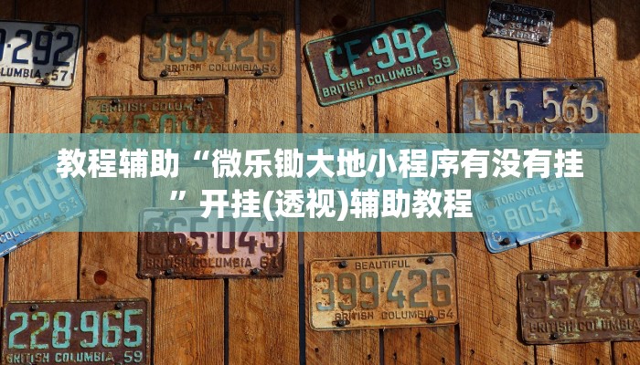 教程辅助“微乐锄大地小程序有没有挂”开挂(透视)辅助教程 教程辅助“微乐锄大地小程序有没有挂”开挂(透视)辅助教程