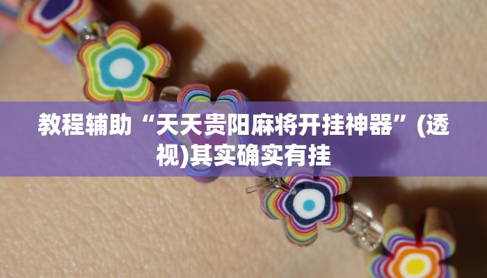 教程辅助“天天贵阳麻将开挂神器”(透视)其实确实有挂