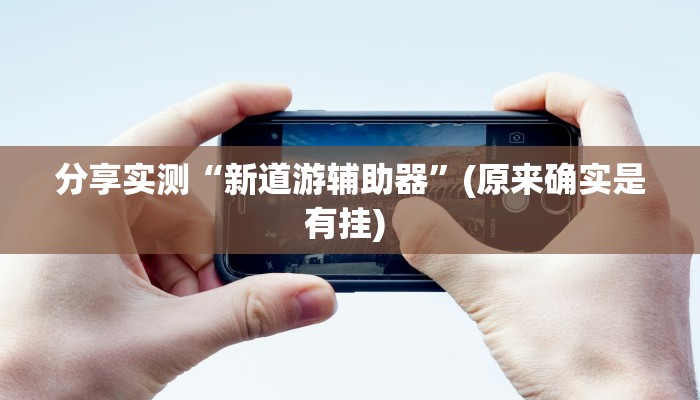 分享实测“新道游辅助器”(原来确实是有挂) 