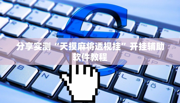 分享实测“天摸麻将透视挂”开挂辅助软件教程