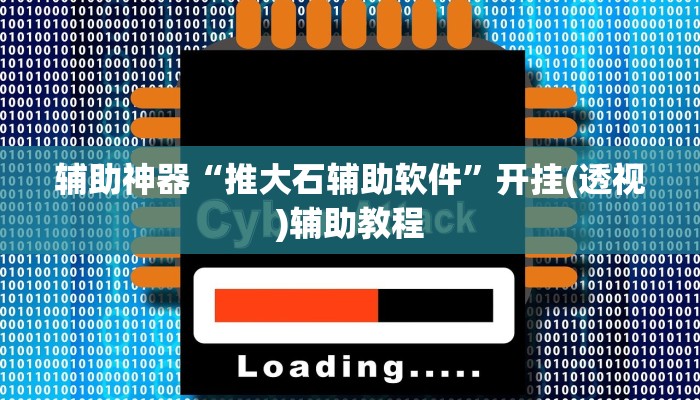 辅助神器“推大石辅助软件”开挂(透视)辅助教程