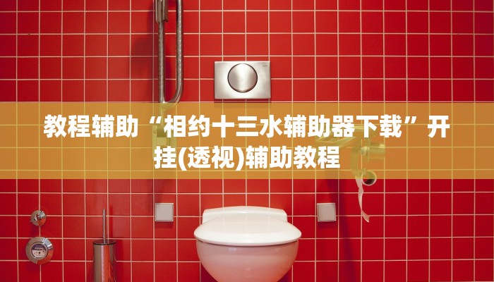 教程辅助“相约十三水辅助器下载”开挂(透视)辅助教程