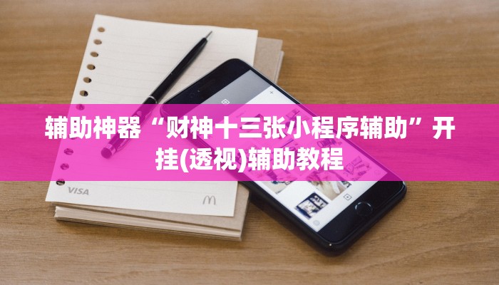 辅助神器“财神十三张小程序辅助”开挂(透视)辅助教程