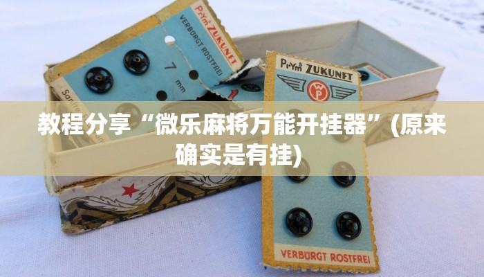 教程分享“微乐麻将万能开挂器”(原来确实是有挂) 