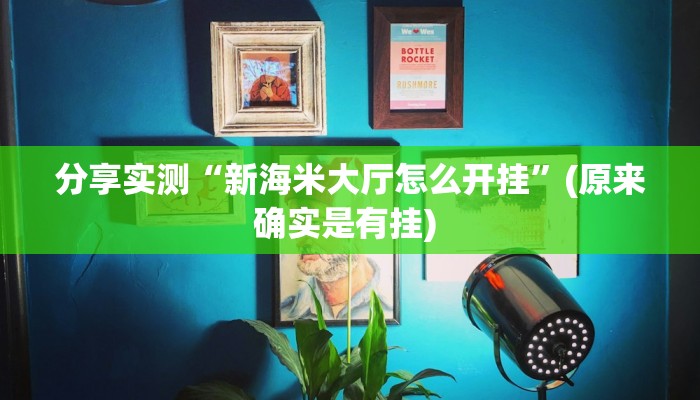 分享实测“新海米大厅怎么开挂”(原来确实是有挂) 