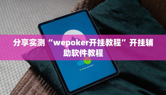 分享实测“wepoker开挂教程”开挂辅助软件教程
