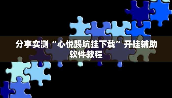 分享实测“心悦踢坑挂下载”开挂辅助软件教程
