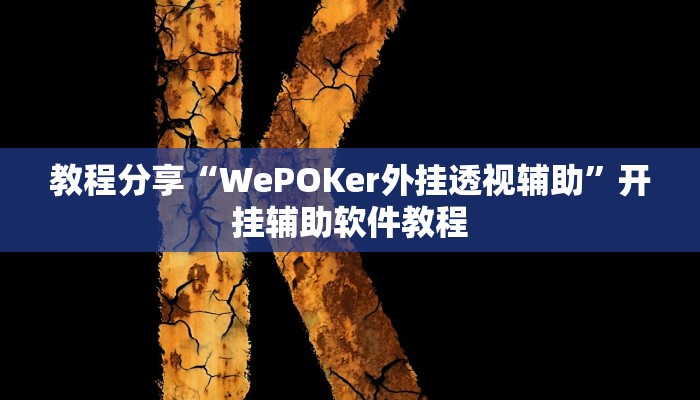 教程分享“WePOKer外挂透视辅助”开挂辅助软件教程 教程分享“WePOKer外挂透视辅助”开挂辅助软件教程
