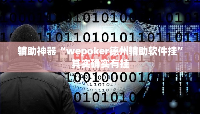 辅助神器“wepoker德州辅助软件挂”其实确实有挂