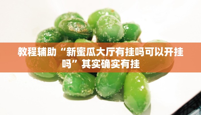 教程辅助“新蜜瓜大厅有挂吗可以开挂吗”其实确实有挂 教程辅助“新蜜瓜大厅有挂吗可以开挂吗”其实确实有挂